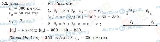 ГДЗ Физика 9 класс страница 5.5