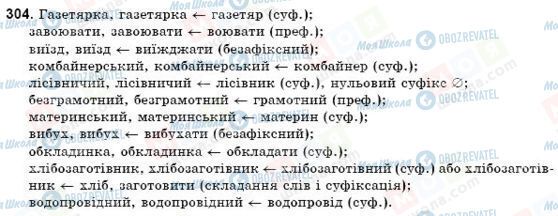 ГДЗ Укр мова 9 класс страница 304