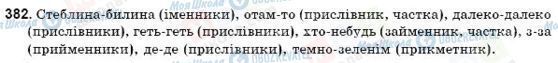 ГДЗ Українська мова 9 клас сторінка 382