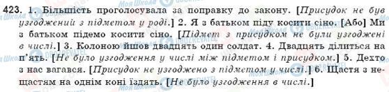 ГДЗ Укр мова 9 класс страница 423