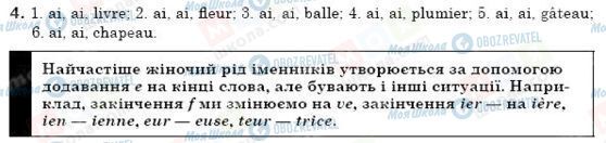 ГДЗ Французька мова 6 клас сторінка 4