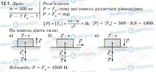 ГДЗ Физика 9 класс страница 12.1