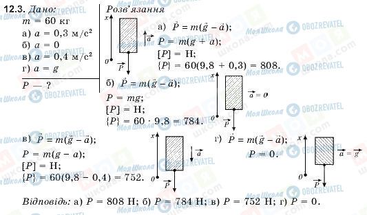ГДЗ Физика 9 класс страница 12.3