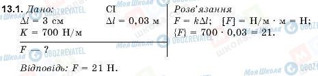 ГДЗ Физика 9 класс страница 13.1