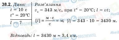 ГДЗ Фізика 9 клас сторінка 38.2