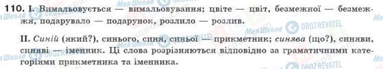 ГДЗ Українська мова 10 клас сторінка 110