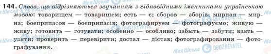 ГДЗ Укр мова 10 класс страница 144