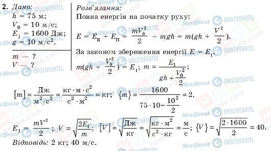 ГДЗ Фізика 9 клас сторінка 2