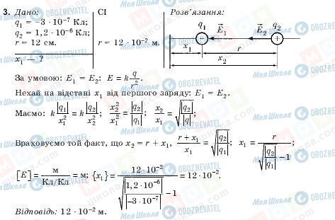 ГДЗ Фізика 10 клас сторінка 3