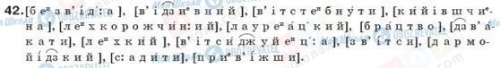 ГДЗ Укр мова 10 класс страница 42