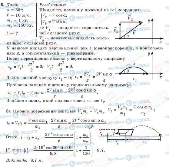 ГДЗ Фізика 9 клас сторінка 6