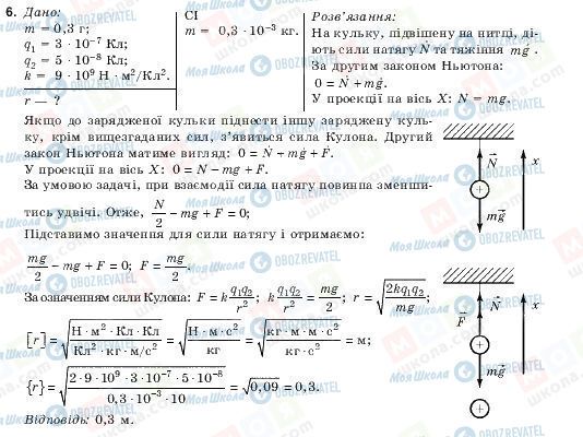 ГДЗ Физика 10 класс страница 6