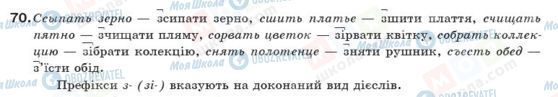 ГДЗ Українська мова 10 клас сторінка 70