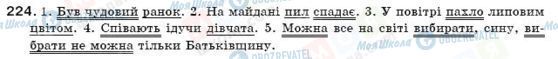 ГДЗ Українська мова 11 клас сторінка 224