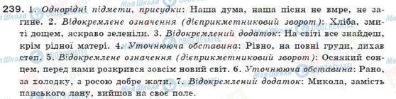 ГДЗ Укр мова 11 класс страница 239