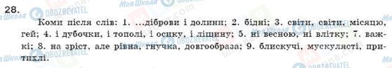 ГДЗ Укр мова 11 класс страница 28