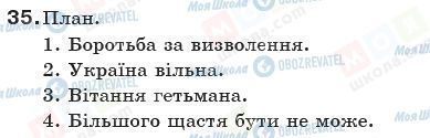 ГДЗ Українська мова 10 клас сторінка 35