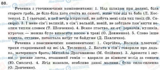 ГДЗ Українська мова 11 клас сторінка 88