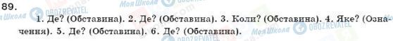 ГДЗ Українська мова 11 клас сторінка 89