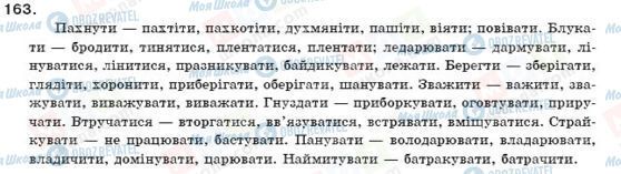 ГДЗ Українська мова 11 клас сторінка 163