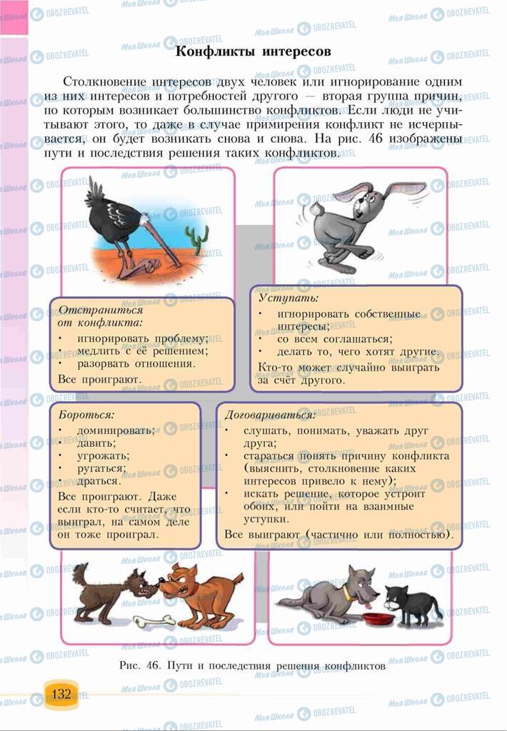 Учебники Основы здоровья 6 класс страница 132