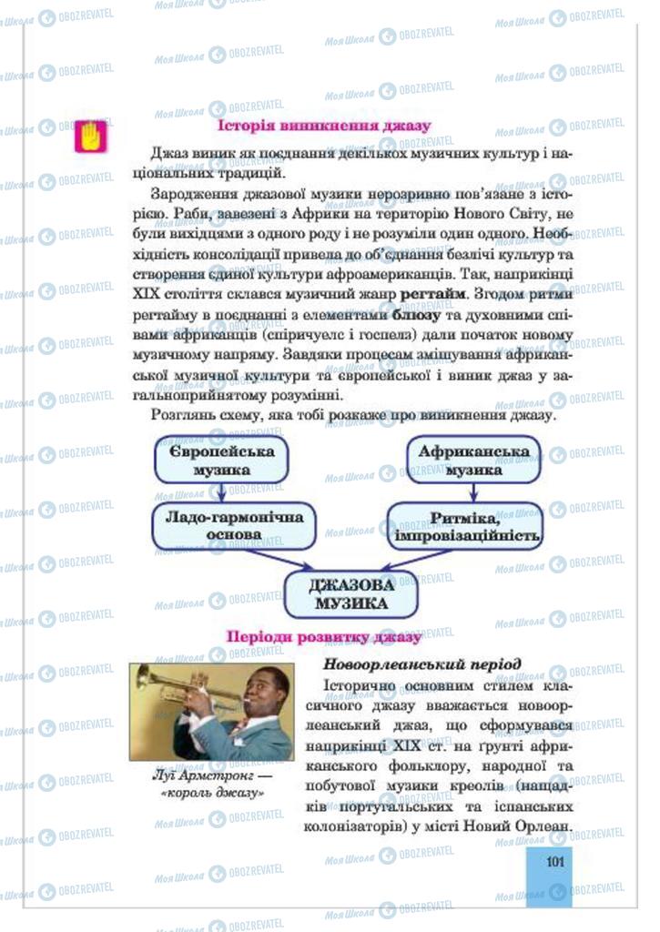 Підручники Музика 7 клас сторінка  101