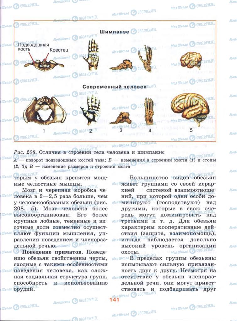 Підручники Біологія 10 клас сторінка  141