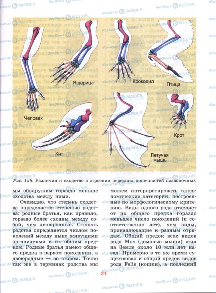 Учебники Биология 10 класс страница  21