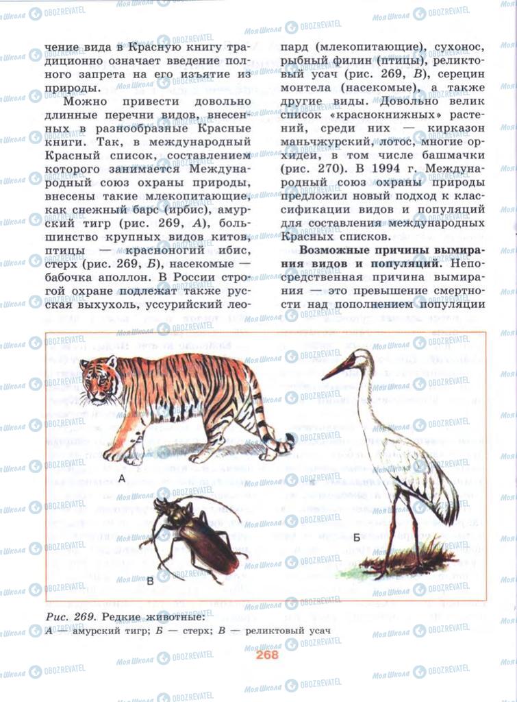 Учебники Биология 10 класс страница  268