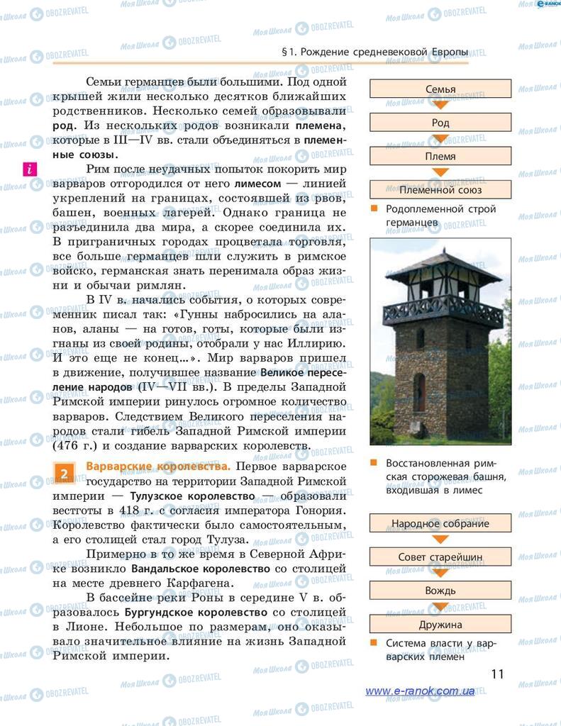 Учебники Всемирная история 7 класс страница 11