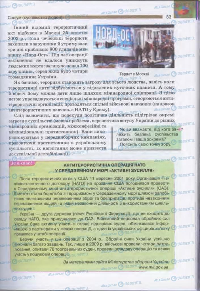 Підручники Людина і світ 11 клас сторінка 83