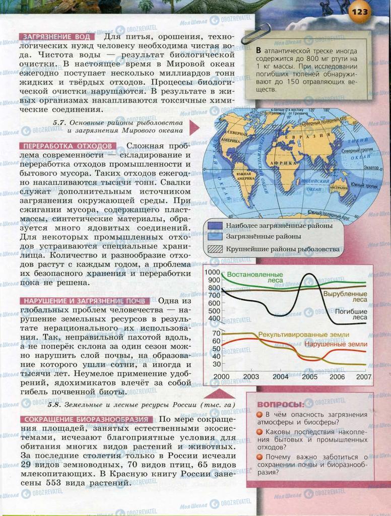 Учебники Биология 10 класс страница  123