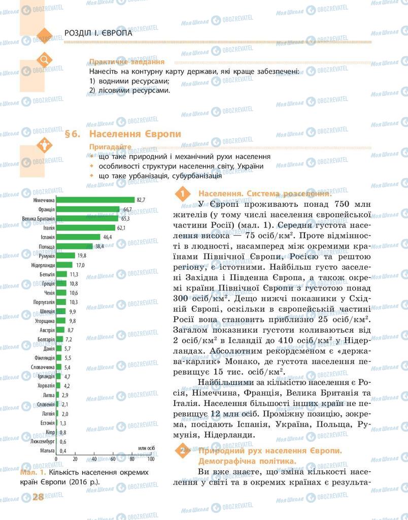 Учебники География 10 класс страница 28