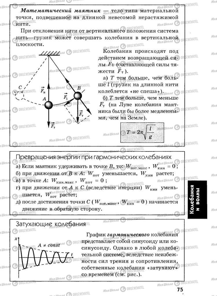 Учебники Физика 7 класс страница  75