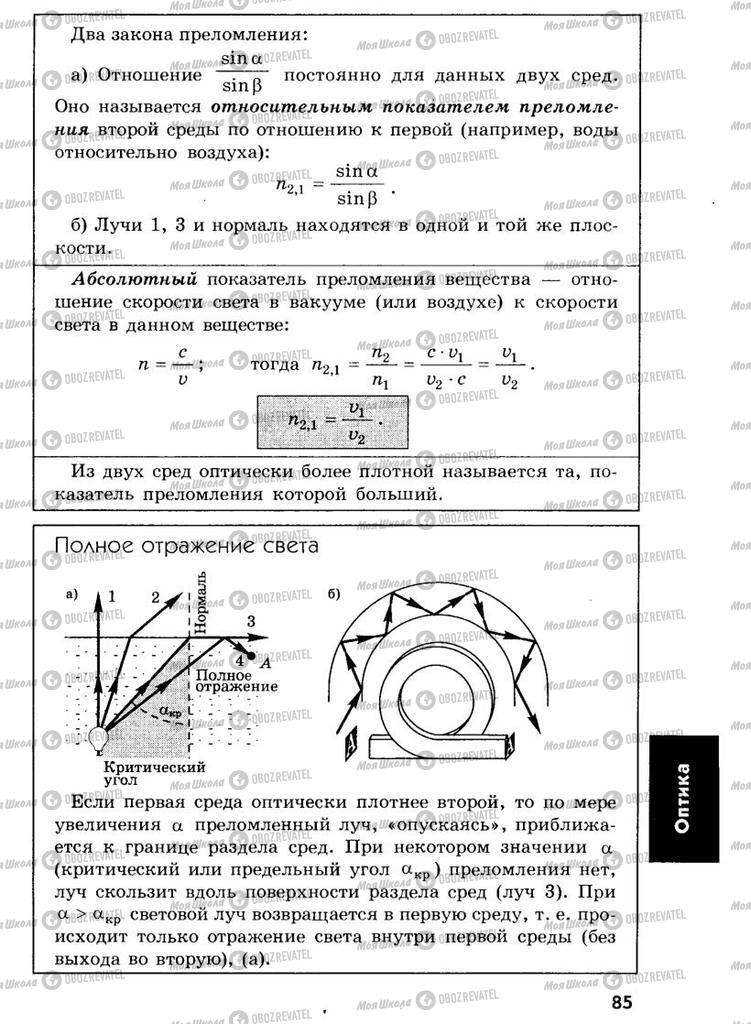Учебники Физика 7 класс страница  85