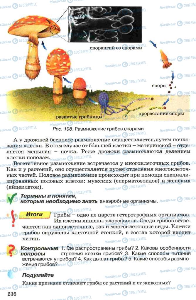 Підручники Біологія 7 клас сторінка 236