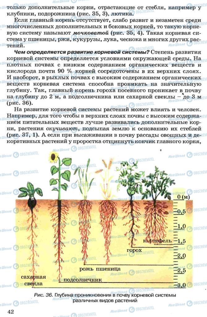 Підручники Біологія 7 клас сторінка 42