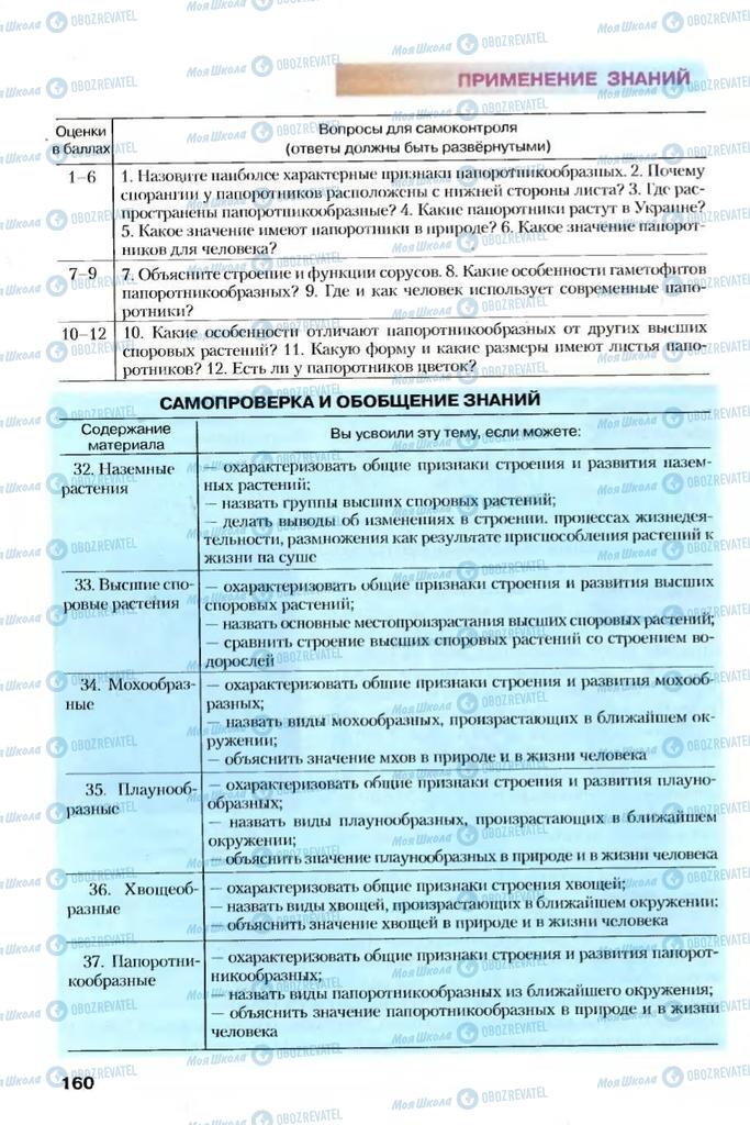 Учебники Биология 7 класс страница 160