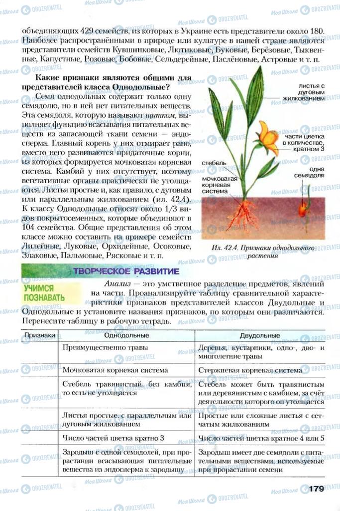 Учебники Биология 7 класс страница 179