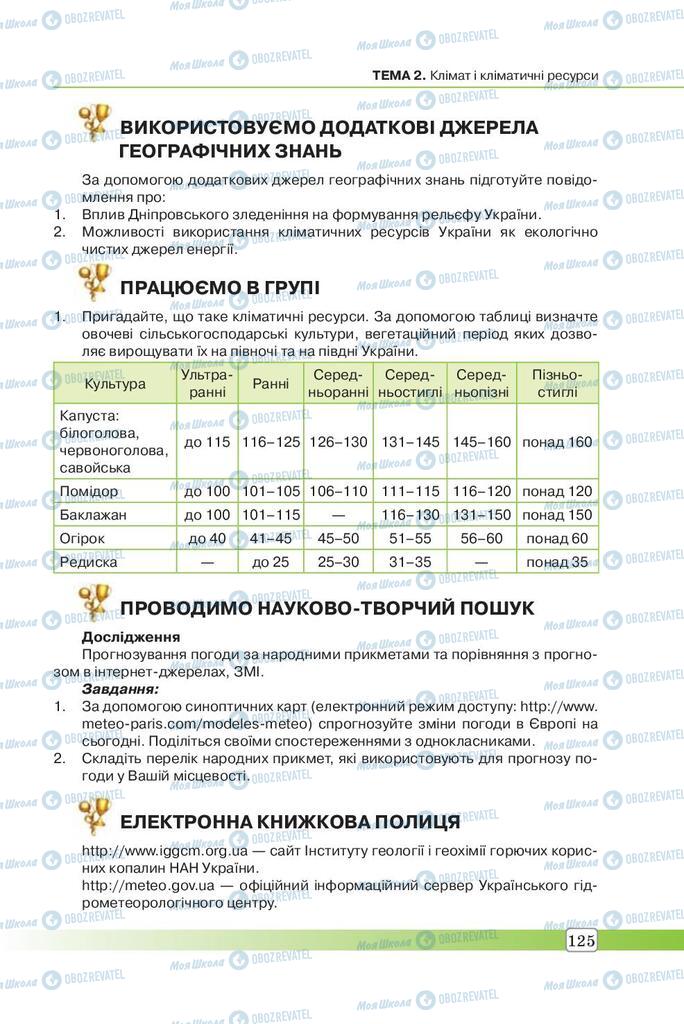 Учебники География 7 класс страница 125