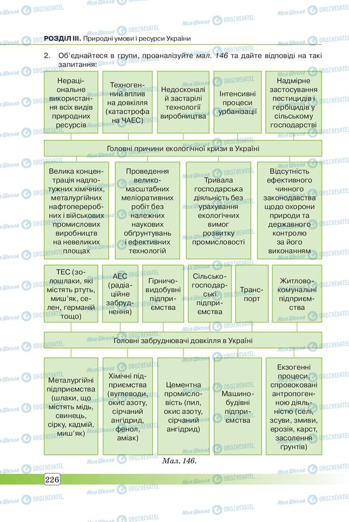 Підручники Географія 7 клас сторінка 226