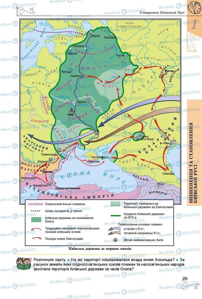 Підручники Історія України 7 клас сторінка 29