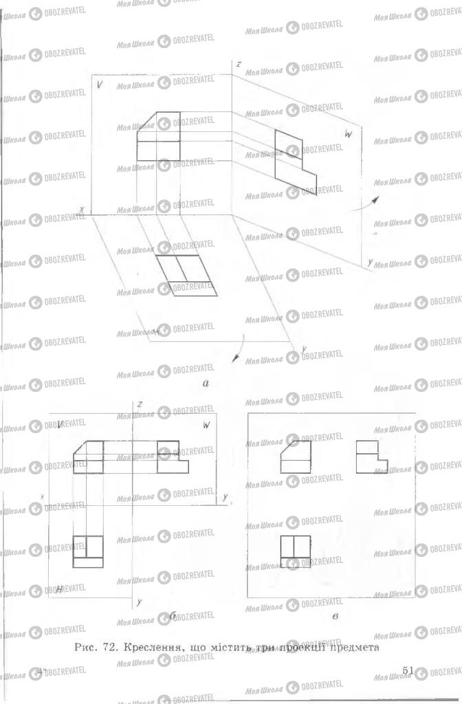 Підручники Креслення 8 клас сторінка  51