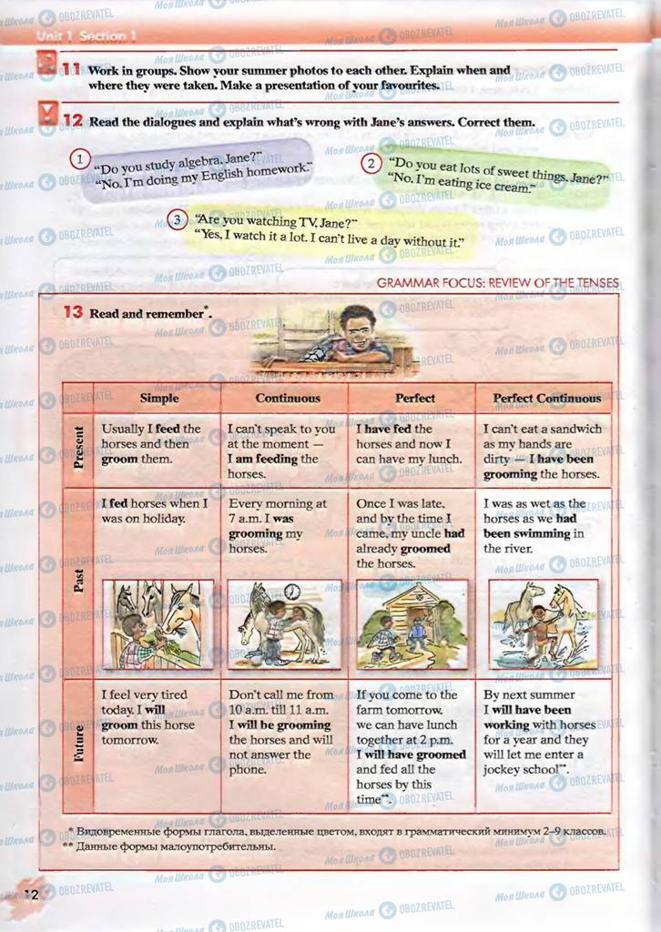 Учебники Английский язык 9 класс страница  12
