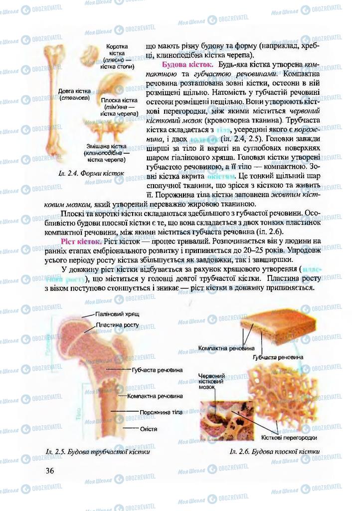 Підручники Біологія 9 клас сторінка 36