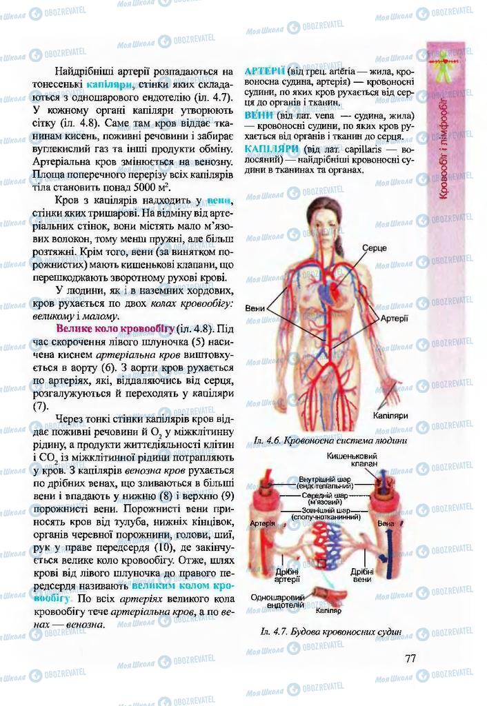 Підручники Біологія 9 клас сторінка 77