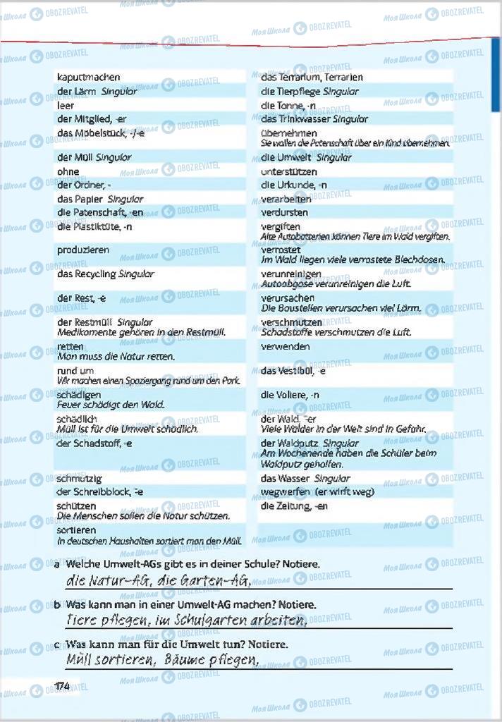 Учебники Немецкий язык 7 класс страница 174