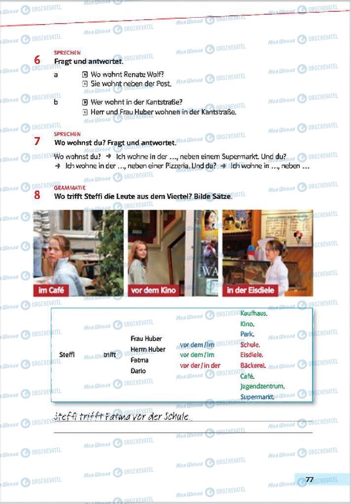 Підручники Німецька мова 7 клас сторінка 77