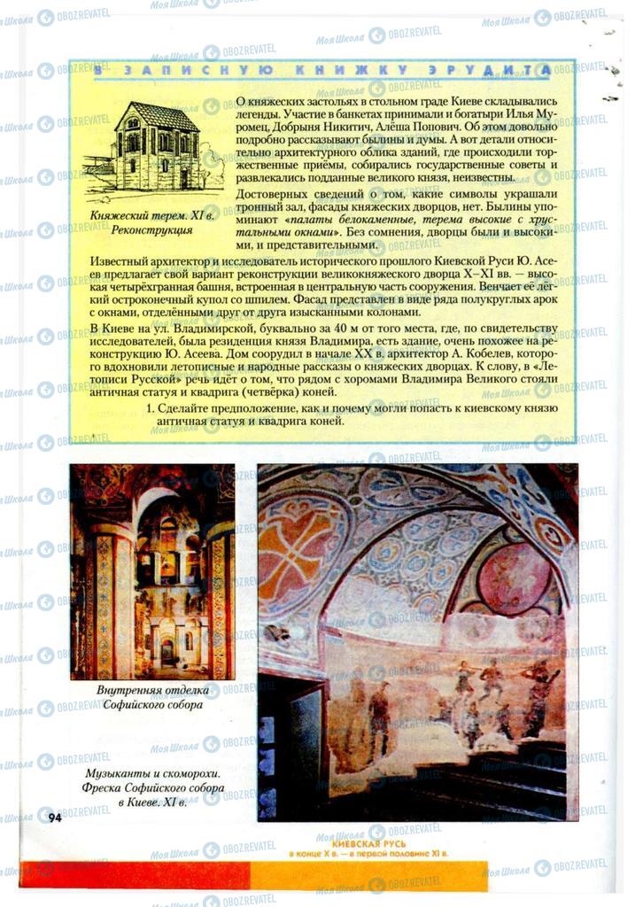 Учебники История Украины 7 класс страница 94
