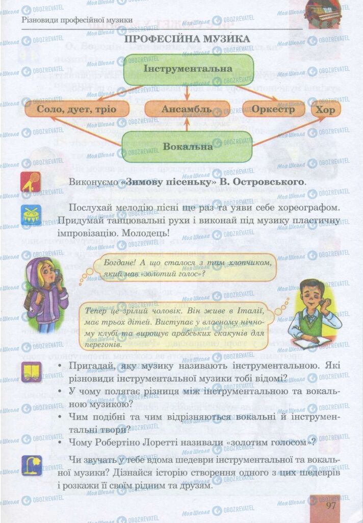 Учебники Музыка 5 класс страница 97